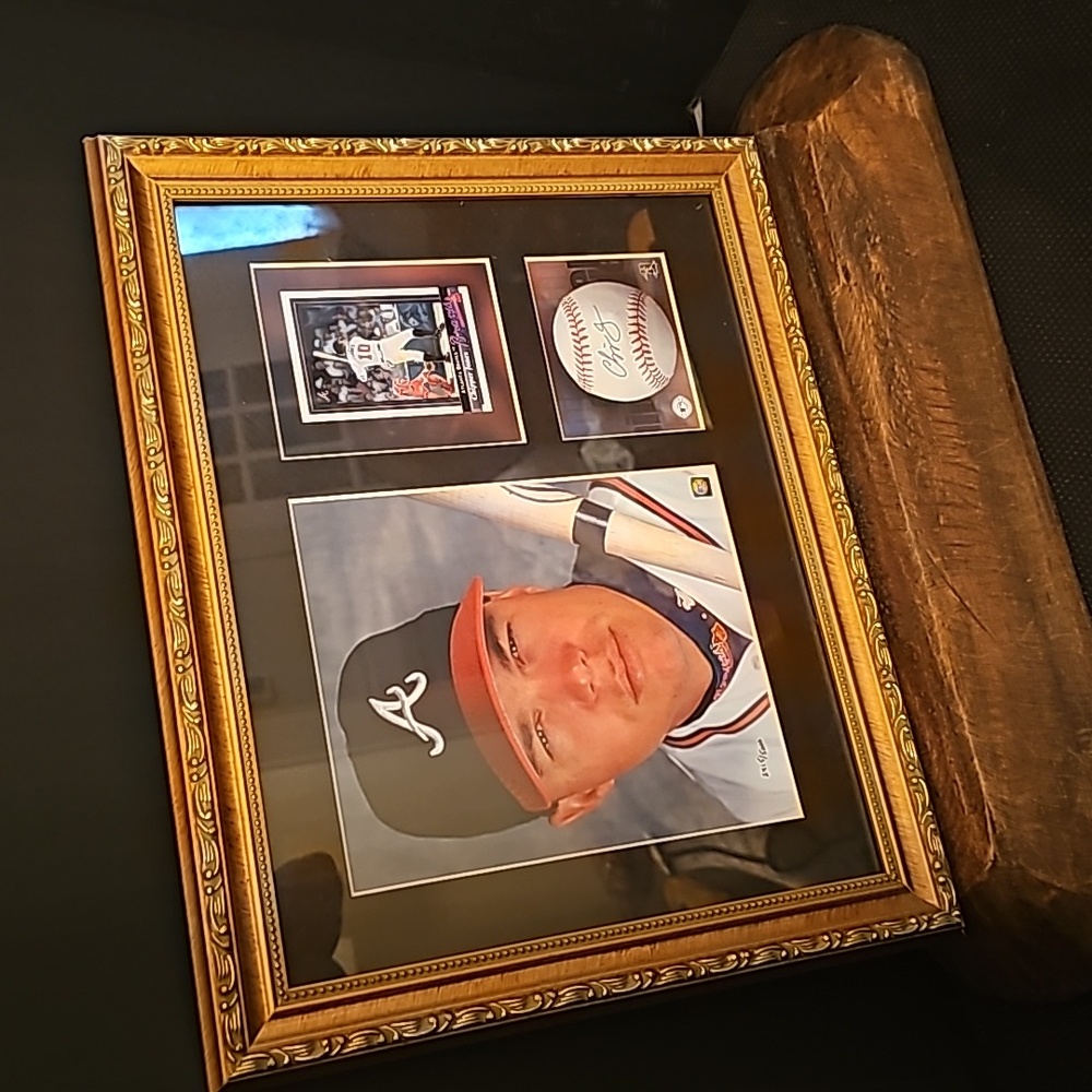 Chipper Jones Framed Art